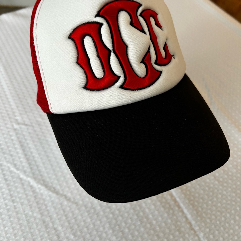 Vintage DCC Red and Black Trucker Hat